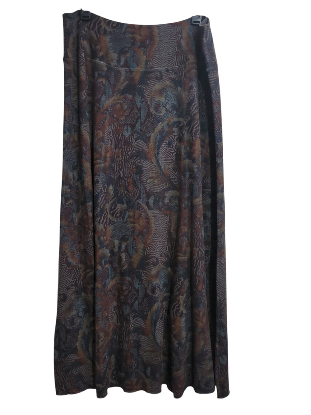 Soft Surroundings Brown Multi Maxi Skirt